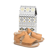Load image into Gallery viewer, Pretty Brave Phoenix Tan Baby Sandal