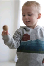 Load image into Gallery viewer, Burrow and Be Grey Melange Mountain Hoodie