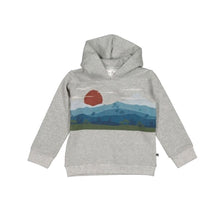 Load image into Gallery viewer, Burrow and Be Grey Melange Mountain Hoodie