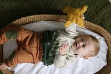 Load image into Gallery viewer, Burrow and Be Tan/ Moss Green Trackpants