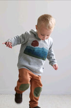 Load image into Gallery viewer, Burrow and Be Tan/ Moss Green Trackpants