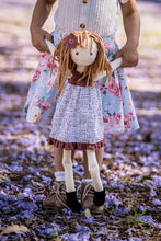 Load image into Gallery viewer, Bonikka Amber in Black and White Dress Organic Doll