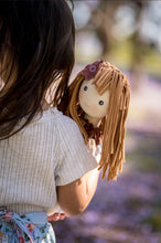 Load image into Gallery viewer, Bonikka Amber in Black and White Dress Organic Doll