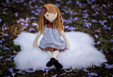 Load image into Gallery viewer, Bonikka Amber in Black and White Dress Organic Doll