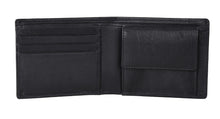 Load image into Gallery viewer, Urban Forest Sidka Leather Wallet w/Card Holder- Serena Black