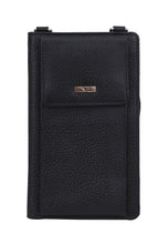 Load image into Gallery viewer, Urban Forest Phoebe Leather Phone Pouch/Wallet- Rambler Black