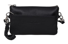Load image into Gallery viewer, Urban Forest Sofie Small Leather Clutch/Sling- Rambler Black