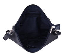 Load image into Gallery viewer, Urban Forest Emma Leather Sling Bag- Rambler Navy