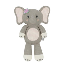 Load image into Gallery viewer, Living Textiles Ella the Elephant Knitted Toy
