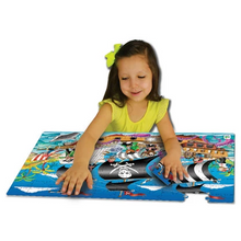 Load image into Gallery viewer, The Learning Journey Puzzle Double Glow In The Dark Pirate Ship