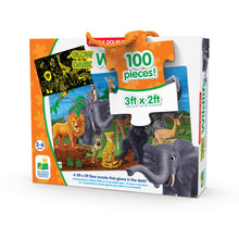 Load image into Gallery viewer, The Learning Journey Glow In The Dark Wildlife Puzzle