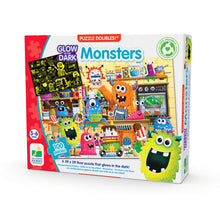 Load image into Gallery viewer, The Learning Journey Puzzle Double Glow In The Dark Monsters