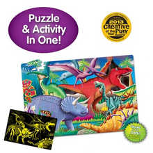 Load image into Gallery viewer, The Learning Journey Glow In The Dark Dinosaurs Puzzle