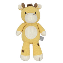 Load image into Gallery viewer, Living Textiles Noah the Giraffe Knitted Toy