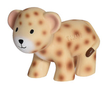 Load image into Gallery viewer, Tikiri My 1st Tikiri Leopard- Natural Rubber Teether Rattle & Bath Toy Gift Box