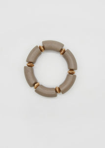 Stella & Gemma Neutral Wood Beads Bracelet