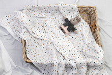 Load image into Gallery viewer, Lola + Fox Confetti Leaves Muslin Wrap
