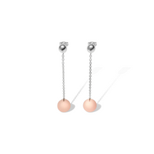 Load image into Gallery viewer, Fabuleux Vous Verre Stainless Steel Pink Earrings
