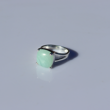 Load image into Gallery viewer, Fabuleux Vous La Stele Square Dome Amazonite Ring size 8
