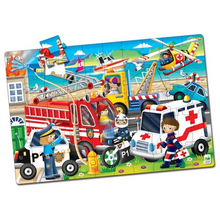 Load image into Gallery viewer, The Learning Journey Jumbo Floor Puzzle Emergency Rescue
