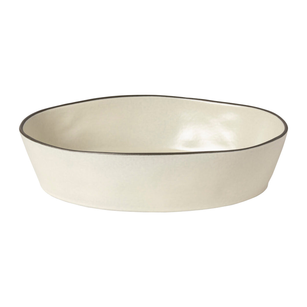 Costa Nova Stacked Organics Oval Baker- Salt 30cm