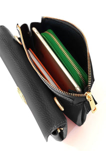 La Lupa Sabrina Crossbody- Black