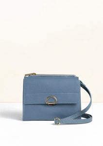 La Lupa Sabrina Crossbody- Dark Dusky Blue