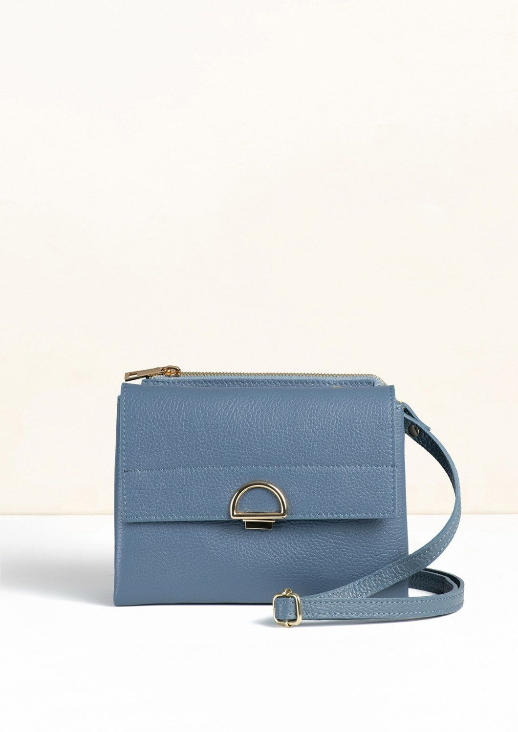 La Lupa Sabrina Crossbody- Dark Dusky Blue