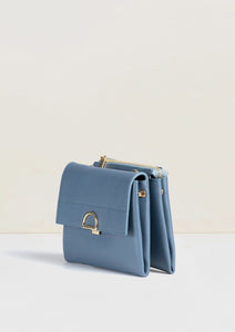 La Lupa Sabrina Crossbody- Dark Dusky Blue