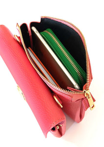 La Lupa Sabrina Crossbody- Salmon Pink