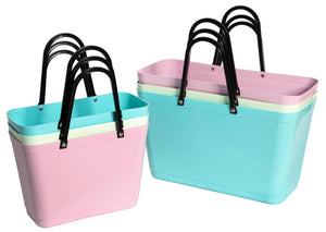 Hinza Small Dusty Pink Hinza Bag- Green Plastic