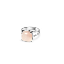 Load image into Gallery viewer, Fabuleux Vous La Stele Square Dome Rose Quartz Ring size 8
