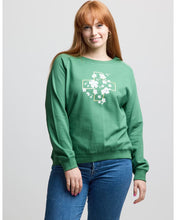 Load image into Gallery viewer, Stella &amp; Gemma Green Daisy Logo Sweater
