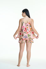 Load image into Gallery viewer, Arabella Pink with Floral Pyjama Set
