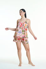 Load image into Gallery viewer, Arabella Pink with Floral Pyjama Set
