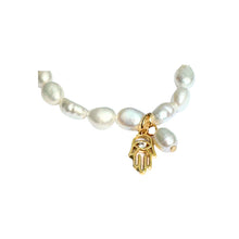 Load image into Gallery viewer, Lindi Kingi Baroque Pearl Bracelet with Charm
