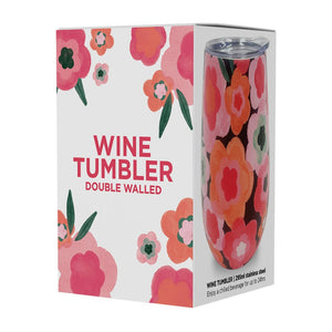 Annabel Trends Double Walled Tumbler 295ml- Midnight Blooms
