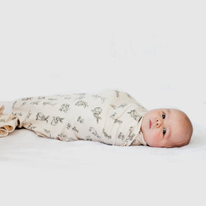 Burrow and Be Baby Swaddle- Almond Burrowers