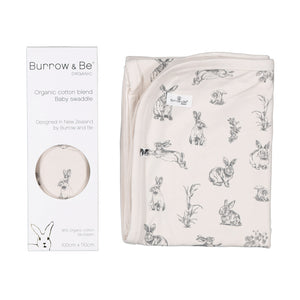 Burrow and Be Baby Swaddle- Almond Burrowers