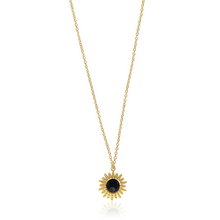 Load image into Gallery viewer, Fabuleux Vous Steel Me Soleil Black Onyx Necklace
