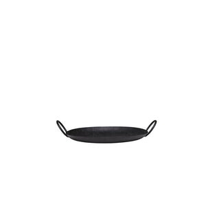 Maytime Ankara Tray with Handles- Black