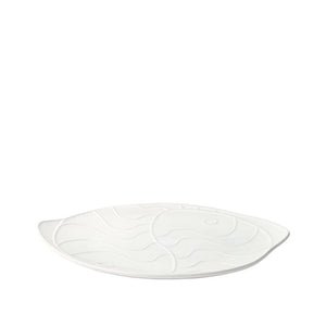 Maytime Pescue Round Plate White