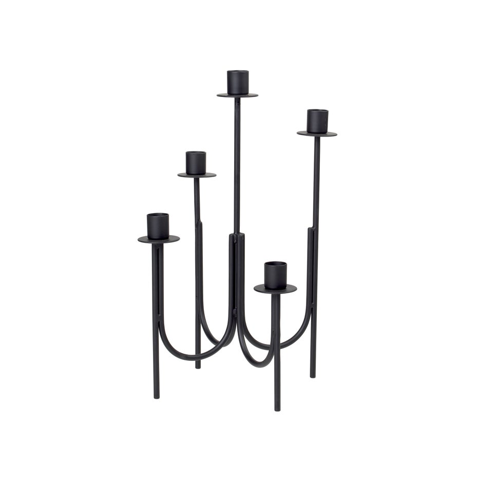 Broste Candlestick Farri- Black