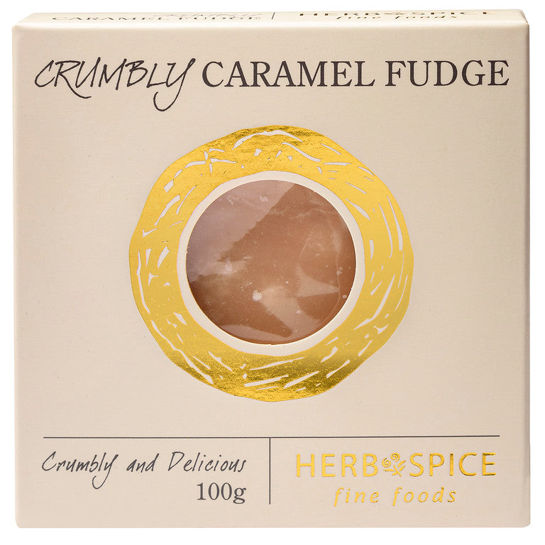 Herb & Spice Crumbly Caramel Fudge