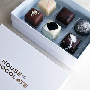 House of Chocolate 6 piece Liqueur Truffle Selection