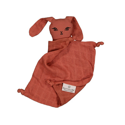 Burrow & Be Muslin Bunny Comforter- Clay