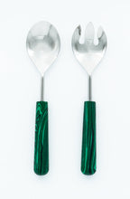 Load image into Gallery viewer, Bianca Lorenne Salad Servers- Emerald
