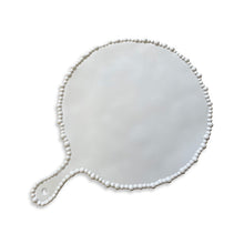 Load image into Gallery viewer, LeForge Melamine Pearl Platter Handle Round
