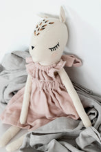 Load image into Gallery viewer, Burrow and Be Fleur Le Fawn- Dusky Rose Dress Doll
