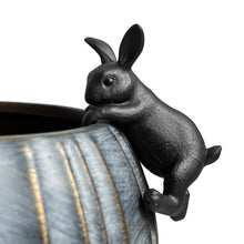 Load image into Gallery viewer, Linens &amp; More Rabbit Hanging Rim in Matt Black
